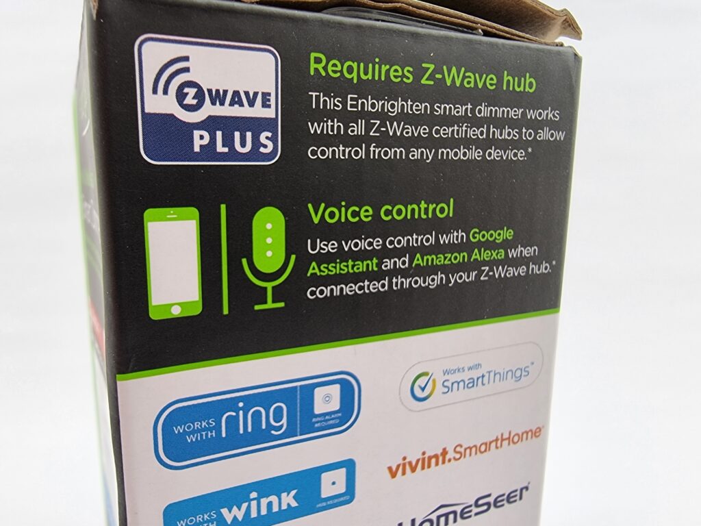 Enbrighten No-Neutral Z-Wave Smart Dimmer Switch