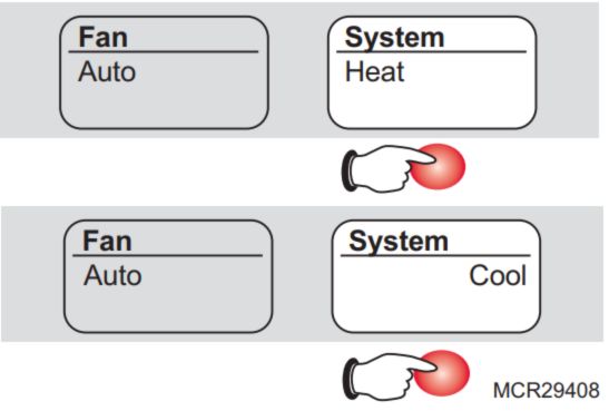 5000 series change mode