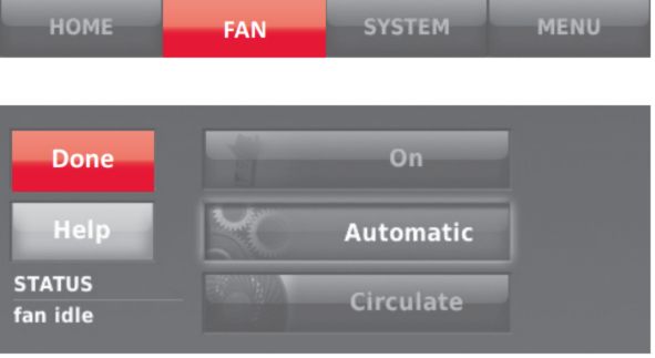 9000 series fan settings