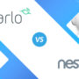 A detailed comparison of Arlo vs Nest security cameras, video doorbells and alarm systems helping you find the best entry level security system for your home!