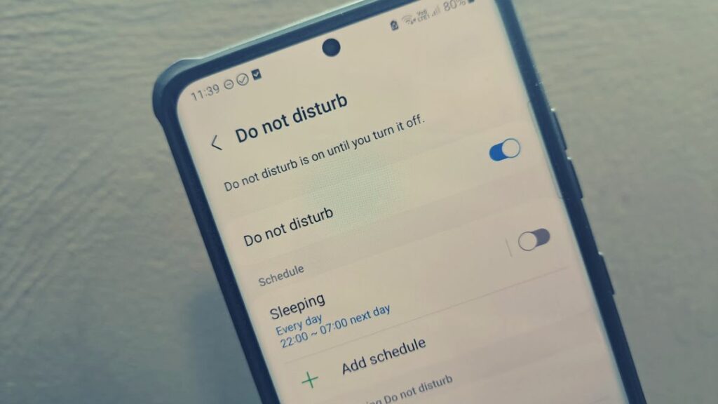 Do not disturb
