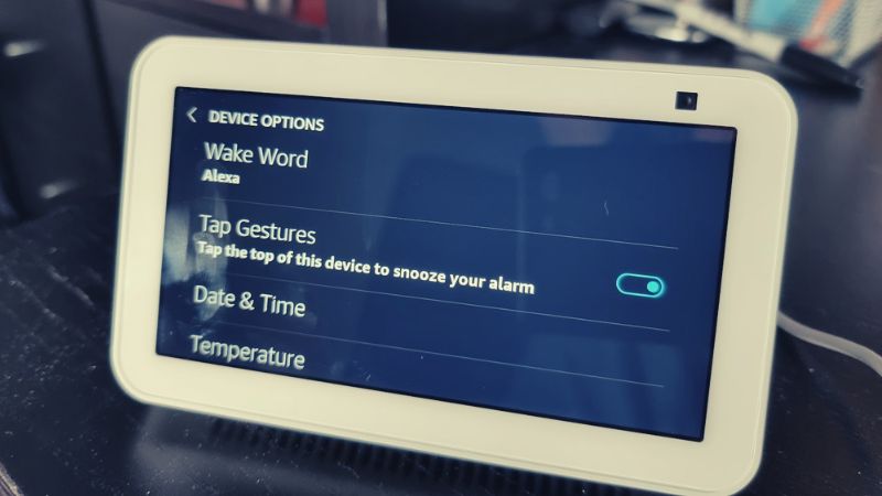 Echo Show Settings Options