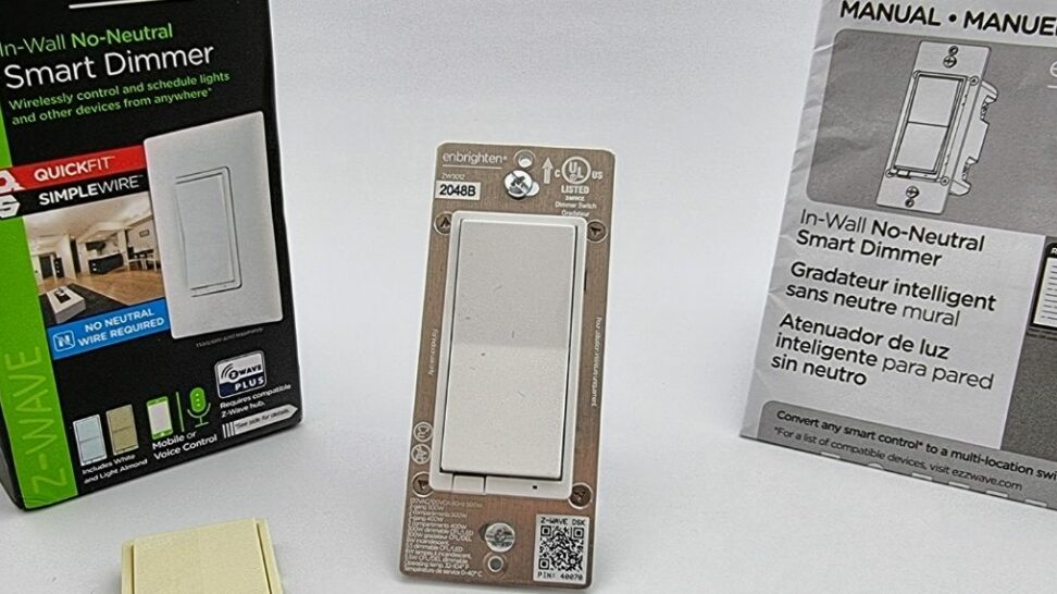 Enbrighten No-Neutral Z-Wave Smart Dimmer Switch