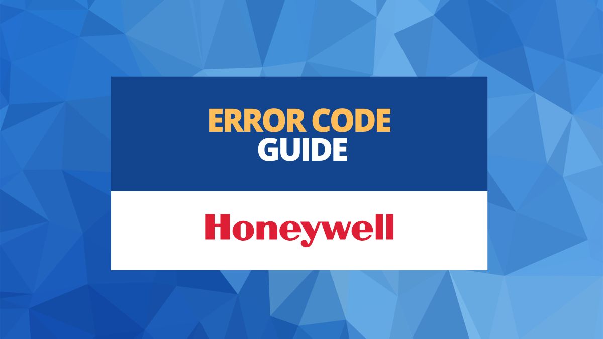 Error Code guide 2