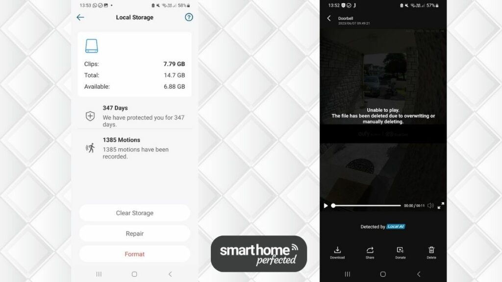 Eufy Video Doorbell Dual Storage
