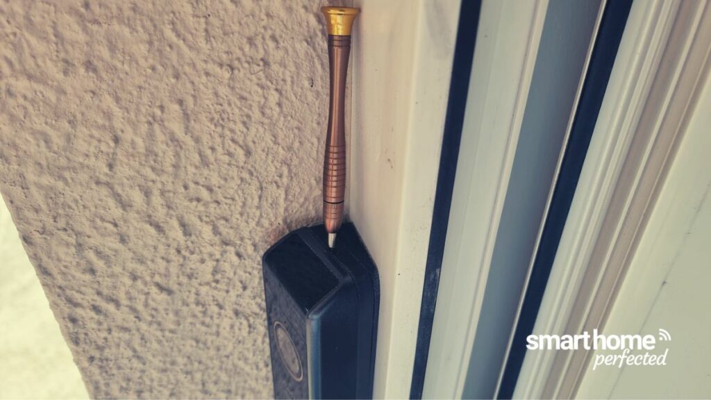 Eufy Video Doorbell Open with Screwdriver