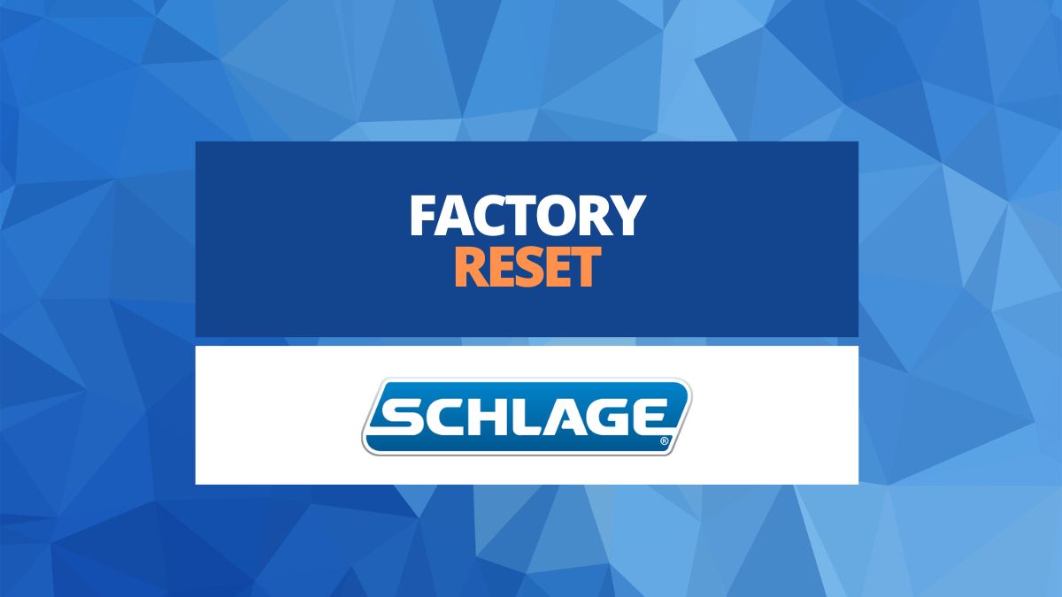 factory reset