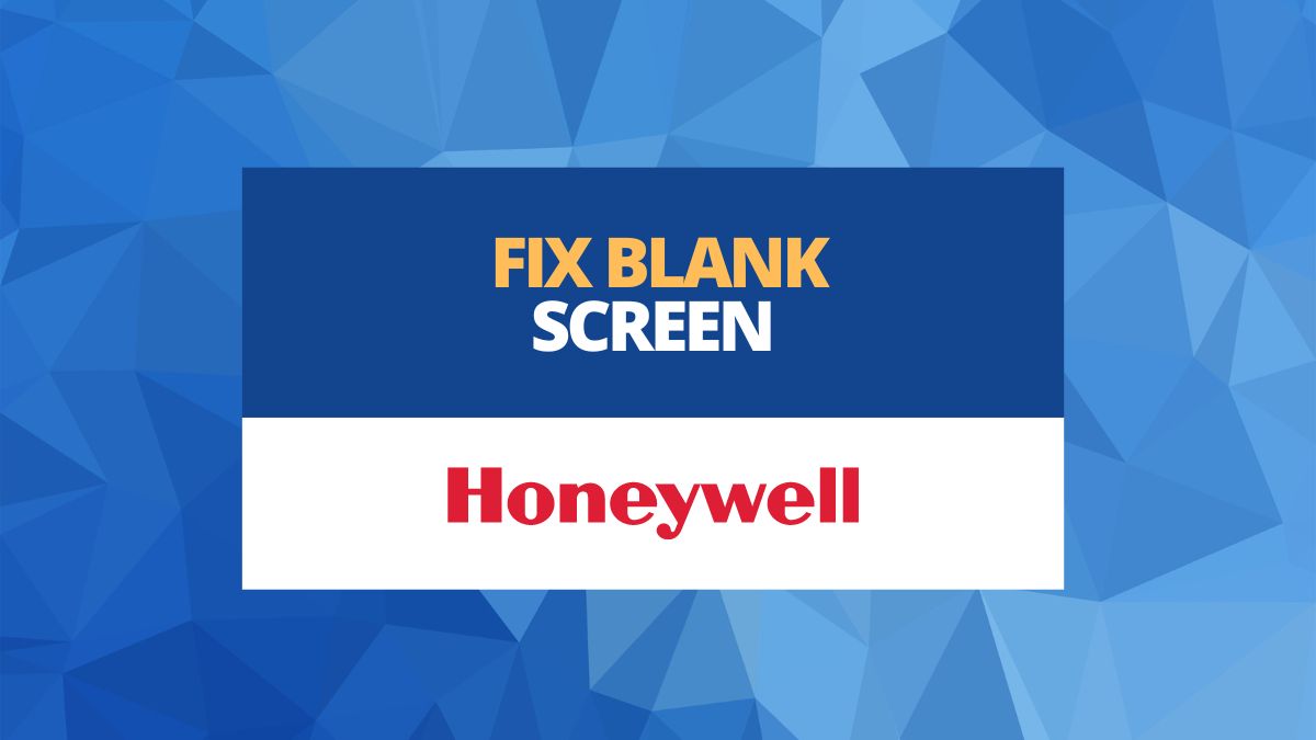fix blank screen