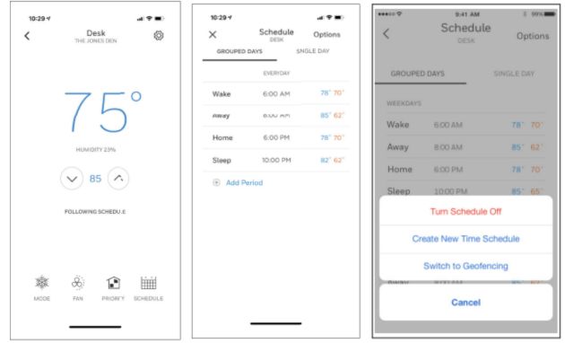 Honeywell Home App Turn Off Schedule