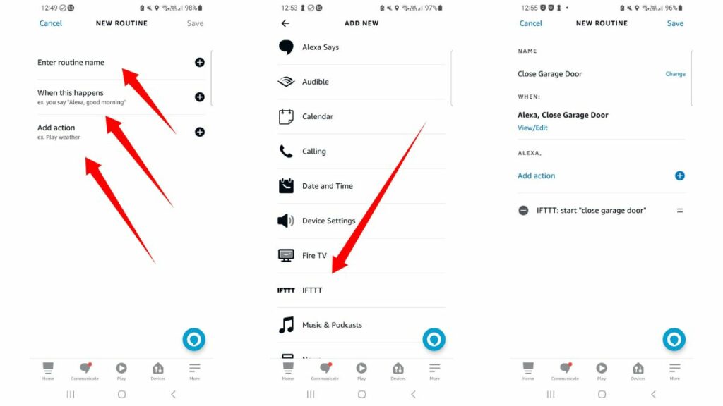 IFTTT MyQ 1