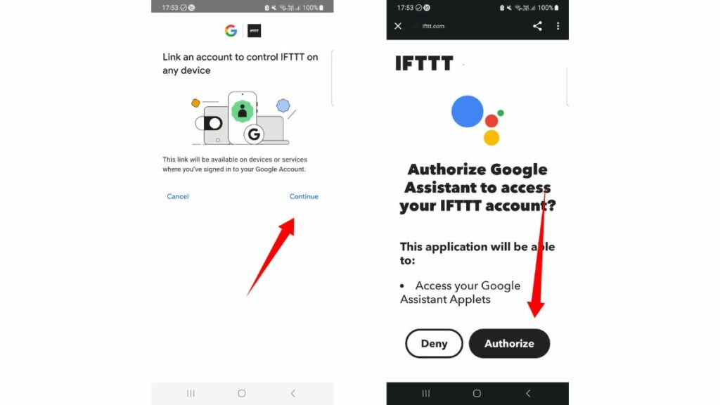 IFTTT MyQ Google 1