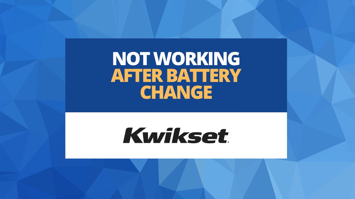 not working after battery change