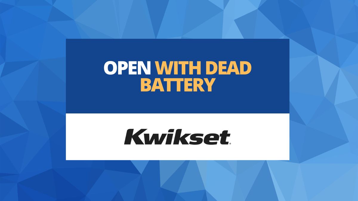 open with dead battery