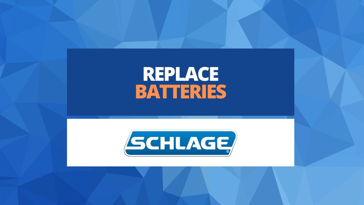 replace batteries