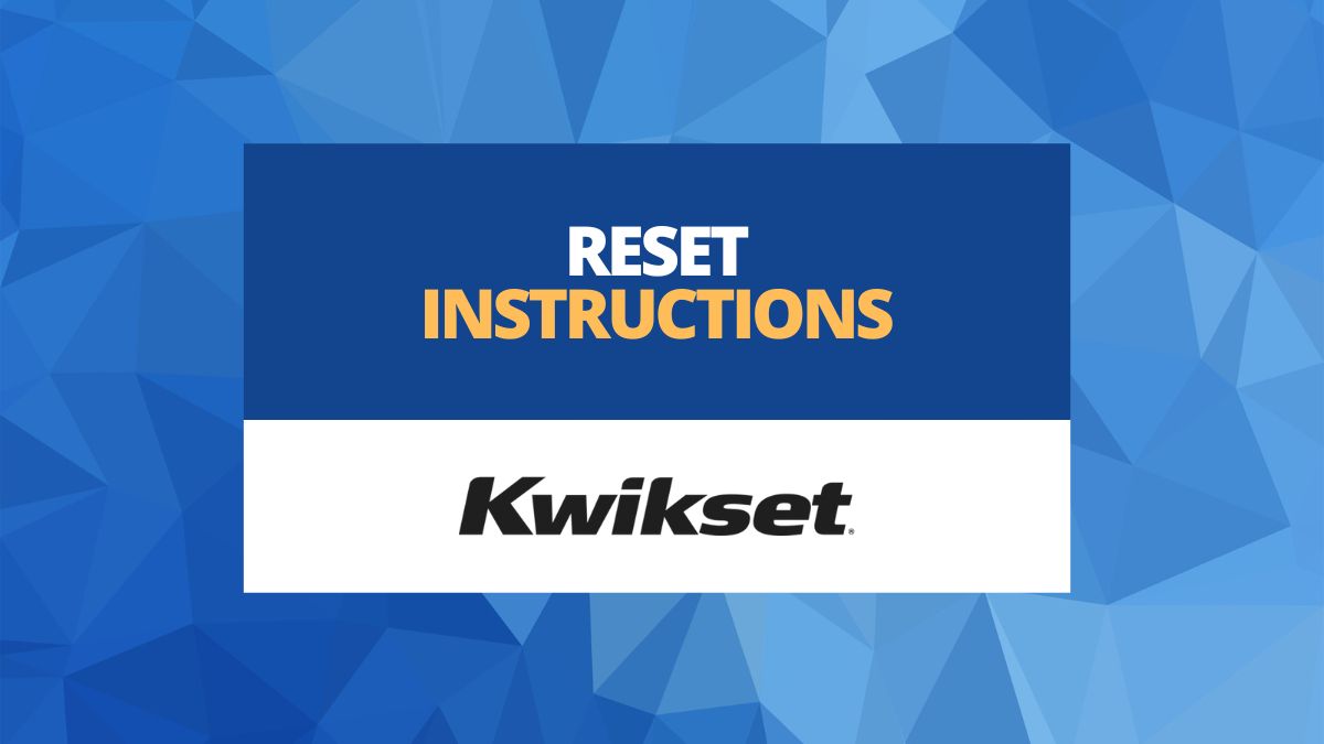reset instructions