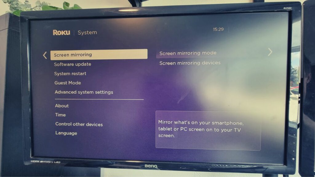 Roku Screen Mirroring