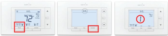 Sensi Smart Programming