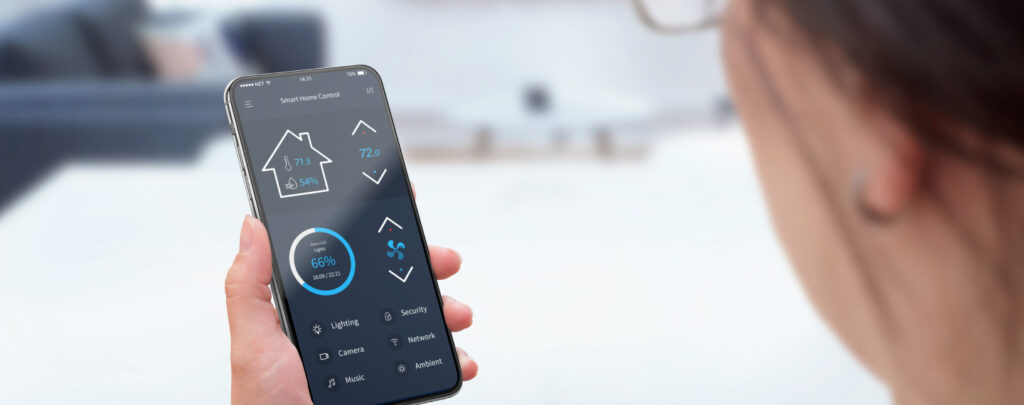 Smart thermostat app