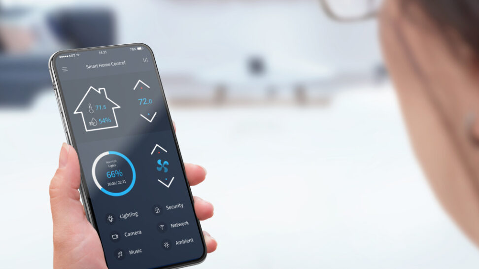 Smart thermostat app
