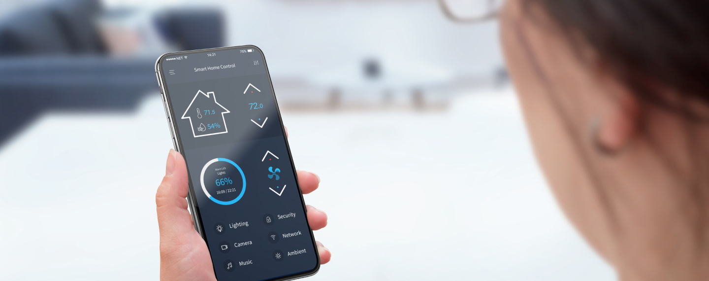 Smart thermostat app