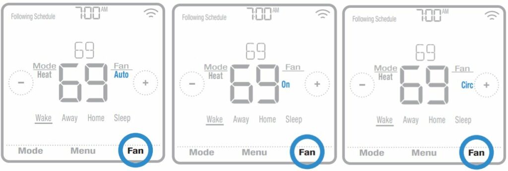 T6 Pro Smart Fan Settings