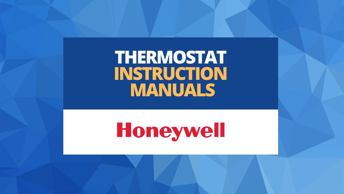 thermostat Instruction Manuals