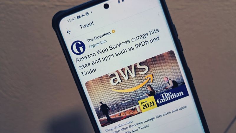 AWS outage hits site and apps such as IMDb and Tinder