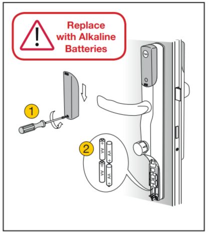 Yale 12 Battery Replace